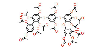 Dihydroxyfucotriphlorethol A tetradecaacetate